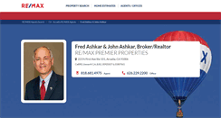 Desktop Screenshot of fredashkar.com